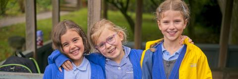 Children smiling at Playtime
