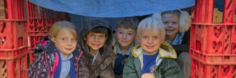EYFS in a den